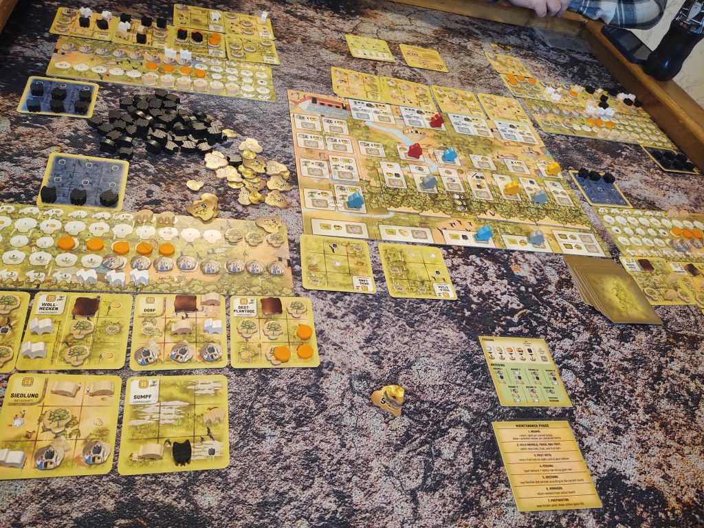A four player game in all it's glory